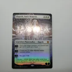 Elspeth, Sun's Nemesis Showcase Borderless Foil x1 - MTG - Near Mint - Image 2