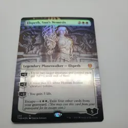 Elspeth, Sun's Nemesis Showcase Borderless Foil x1 - MTG - Near Mint - Image 3