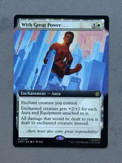 With Great Power... (Extended Art) #248 Regular MTG Marvel's Spider-Man (SPM) NM - Image 1