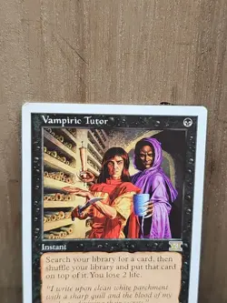 MTG VAMPIRIC TUTOR MP 6th Edition 161/350 - Image 4