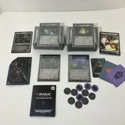 Magic the Gathering MTG Warhammer 40,000 Commander Deck - Necron Dynasties Used - Image 1