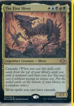 2019 Magic the Gathering The First Silver Legendary Creature Silver Foil Nr/Mt - Image 1