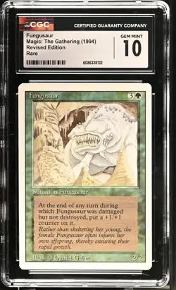 FUNGUSAUR Revised Rare CGC 10 Vintage MTG [Nostalgium] - Image 1