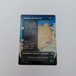 Summon: Fat Chocobo Borderless MTG Common Magic: The Gathering Final Fantasy - Image 1