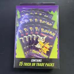 Pokemon Trick or Trade Booster Pack box - 15 Packs 2025 NEW Sealed - Image 1