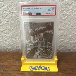 Gem Mint PSA 10 2025Pokemon Japanese Scarlet & Violet Battle Partners Swinub 106 - Image 1