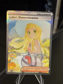 2025 POKEMON MEG SPECIAL ILLUSTRATION RARE #184 LILLIE'S DETERMINATION PSA 10 - Image 1