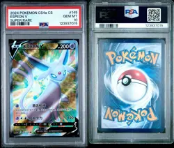 2024 Pokemon CHINESE CS4a Espeon V Super Rare Psa 10 - Image 1