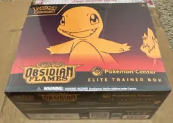 Pokemon TCG: Scarlet & Violet Obsidian Flames ETB - Pokemon Center SEALED BOX🔥 - Image 2