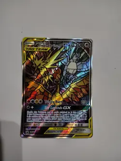 POKEMON MOLTRES & ZAPDOS & ARTICUNO GX #SM210 Black Star Promo - Image 1