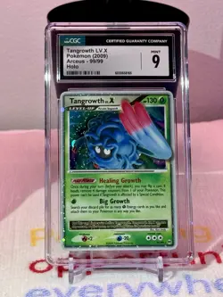 Tangrowth LV.X Holo 99/99 Pokemon Platinum Arceus CGC 9 MINT - Image 1