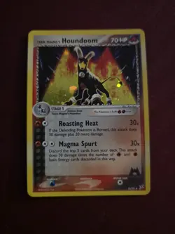 Pokemon TCG Team Magma's Houndoom 10/95 Team Magma vs Team Aqua Holo LP - Image 1