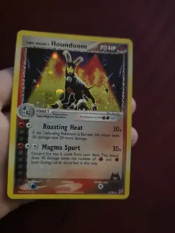 Pokemon TCG Team Magma's Houndoom 10/95 Team Magma vs Team Aqua Holo LP - Image 2