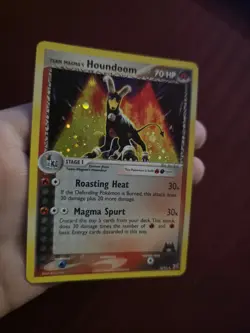 Pokemon TCG Team Magma's Houndoom 10/95 Team Magma vs Team Aqua Holo LP - Image 5