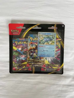 Pokemon TCG - Mega Evolution Triple Blister Pack - Golduck (Brand New/Sealed) - Image 1