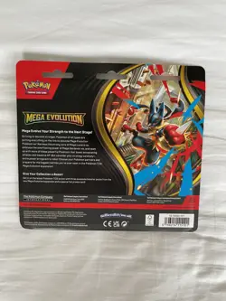 Pokemon TCG - Mega Evolution Triple Blister Pack - Golduck (Brand New/Sealed) - Image 2