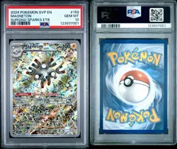 2024 Pokemon Surging Sparks ETB Magneton Promo Psa 10 - Image 1