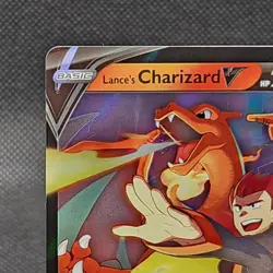 Pokemon TCG Lance's Charizard v SWSH133 Celebrations Black Star Promo. MISCUT - Image 2