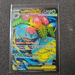 Pokemon MEGA VENUSAUR EX 155/132 - Mega Evolution - ULTRA RARE FULL ART - MINT - Image 1