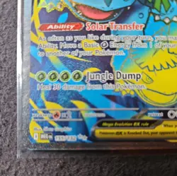 Pokemon MEGA VENUSAUR EX 155/132 - Mega Evolution - ULTRA RARE FULL ART - MINT - Image 3