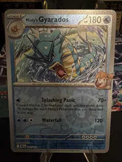 Pokemon TCG Misty's Gyarados Reverse Holo Rare Destined Rivals 049/182 - Image 1