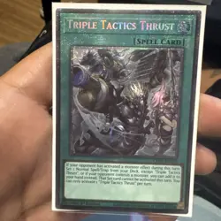 Triple Tactics Thrust Yu-Gi-Oh! CH01-EN030 1st Starlight Rare - Image 1