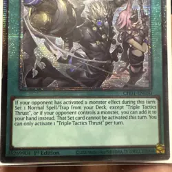 Triple Tactics Thrust Yu-Gi-Oh! CH01-EN030 1st Starlight Rare - Image 5