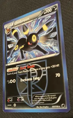 Umbreon 64/116 Plasma Freeze Non-Holo Rare Card - Image 2