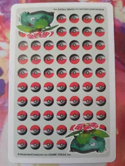 1998 Pokemon Metapod King of Hearts Stadium 3D Green Venusaur Playing Card LP - Image 2
