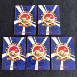Pokemon Card Set of 5 Vintage Banned Set complete Japanese vintage Misty Tears - Image 2