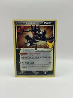 Greninja Gold Star SWSH144 Black Star Promo Holo Celebrations Pokemon Card NM - Image 1