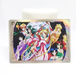 Sailor Moon Mars Mercury Jupiter Venus SSR 30th Anniv. Holo Foil Trading Card - Image 1