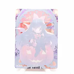 Sailor Moon Mars Rei Hino Halloween XR Clear Anime Collectible Trading Card - Image 2