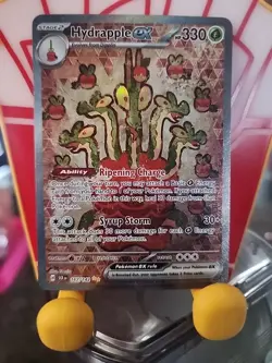 Pokemon TCG Hydrapple EX Stellar Crown Special Illustration Rare Card 167/142 - Image 1