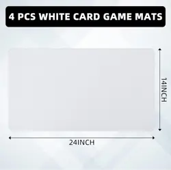 4 Pack Card Game Mats 14x24 Inch Playmat Sublimation Blanks Card Playing Mat - Image 3