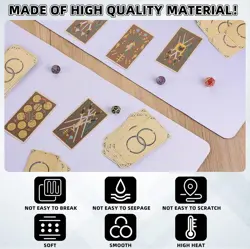 4 Pack Card Game Mats 14x24 Inch Playmat Sublimation Blanks Card Playing Mat - Image 5