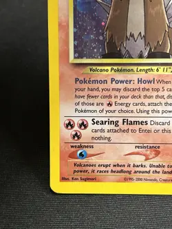 Entei Pokemon Card Holo Rare 6/64 Neo Revelation Set - Image 4