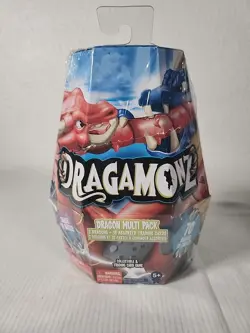 DRAGAMONZ MINI FIGURE SET MYSTERY 3 PACK 18 TRADING CARDS MISB SPIN MASTER 2019 778988169698 - Image 1