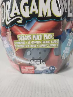 DRAGAMONZ MINI FIGURE SET MYSTERY 3 PACK 18 TRADING CARDS MISB SPIN MASTER 2019 778988169698 - Image 2