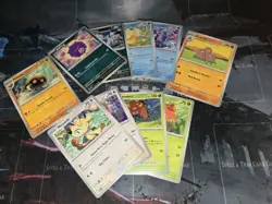Pokemon 151 Lot 10 Cards Psyduck, Meowth, Paras No Duplicates Near Mint - Image 1
