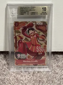 BGS 10 - Monkey D. Luffy 080 - One Piece Bandai Card Game Fest Promo - English - Image 2