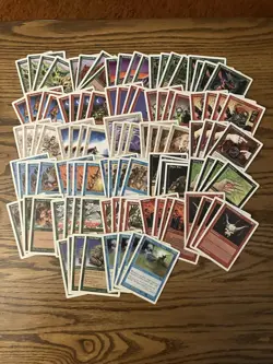 Mtg 5th Edition Lot x100 - Magic the Gathering Mtg Fifth Edition Cards - Image 1