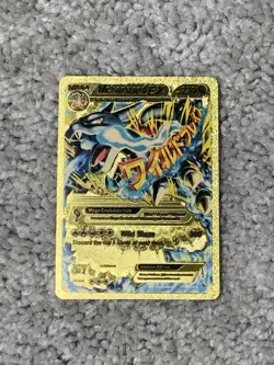 Pokemon MCharizard EX HP230 Misprint Error Card OC Gold Foil Fan Art Card - Image 1