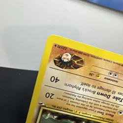 Pokemon Cards - Gym Heroes - Brock’s Rhyhorn 22/132 - NM - Image 4