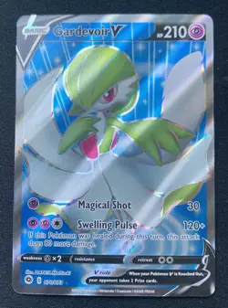Gardevoir V 070/073 - Champion's Path - Ultra Rare Holo Pokemon Card Near Mint - Image 1