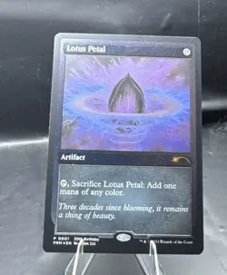 Magic the Gathering Lotus Petal Promo Card 30th Edition NM English P0001 - Image 1