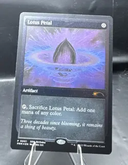 Magic the Gathering Lotus Petal Promo Card 30th Edition NM English P0001 - Image 3
