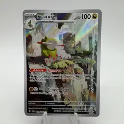 Pokemon Card Fraxure 077/064 Shrouded Fable Illustration Rare - Image 1