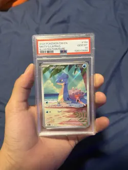 PSA 10 Pokemon TCG Misty's Lapras Card 194/182 Destined Rivals - Image 1