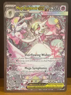 Mega Gardevoir EX 178/132 Mega Evolution Special Illustration Rare Pokemon Card - Image 1